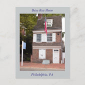 Betsy Ross House Briefkaart (Voorkant)