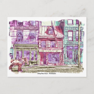 Betsy Ross House Philadelphia Briefkaart