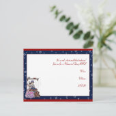 Betsy Ross maakt een vlaggeherdenkingsdag Briefkaart (Staand voorkant)