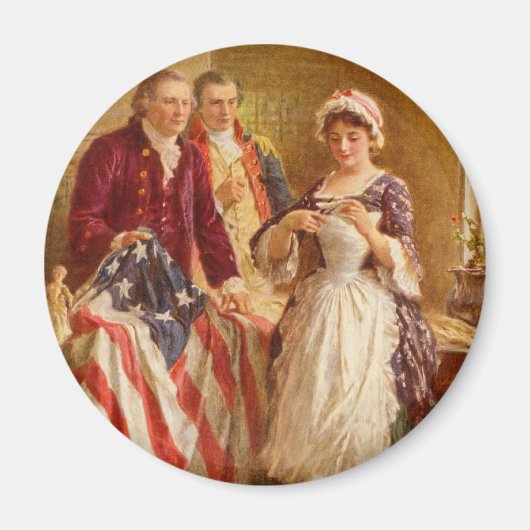 Betsy Ross Magnet (Voorkant)