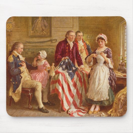 Betsy Ross Mousepad Muismat (Voorkant)