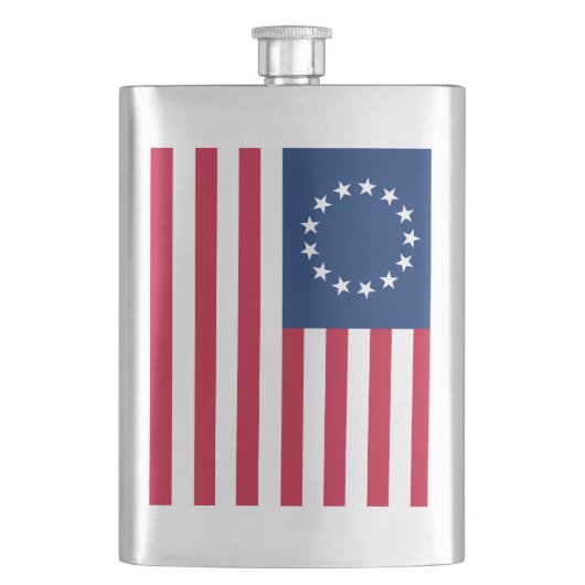 Betsy Ross Old Glory American Vlag Flacon (Voorkant)