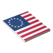 Betsy Ross Old Glory American Vlag Notitieblok (Schuin)