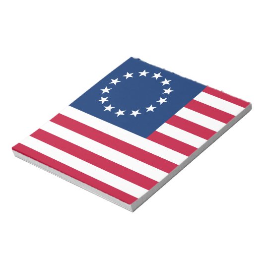 Betsy Ross Old Glory American Vlag Notitieblok (Linkerzijde)