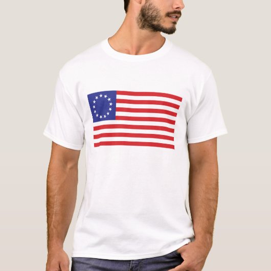 Betsy Ross Original American Flag T-shirt (Voorkant)