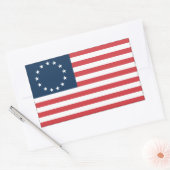 Betsy Ross Rechthoekige Sticker (Envelop)