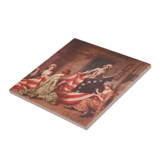 Betsy Ross Tegeltje (Zijkant)