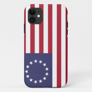 Betsy Ross vlag 13 ster Amerikaanse vlag 1776 Case-Mate iPhone Case
