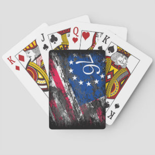 Betsy Ross Vlag 1776 Patriottisch 4 juli Pokerkaarten
