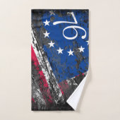 Betsy Ross Vlag 1776 Patriottische 4e juli Bad Handdoek (Handdoek)