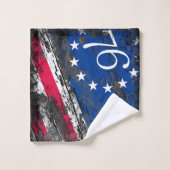 Betsy Ross Vlag 1776 Patriottische 4e juli Bad Handdoek (Wasdoekje)