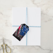 Betsy Ross Vlag 1776 Patriottische 4e juli Cadeaulabel (Met Touw)
