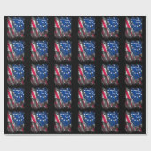 Betsy Ross Vlag 1776 Patriottische 4e juli Cadeaupapier (Vlak)