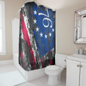 Betsy Ross Vlag 1776 Patriottische 4e juli Douchegordijn (In situ)