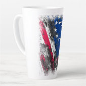 Betsy Ross Vlag 1776 Patriottische 4e juli Latte Mok (Linkerhoek)