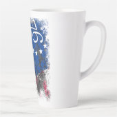 Betsy Ross Vlag 1776 Patriottische 4e juli Latte Mok (Rechts)