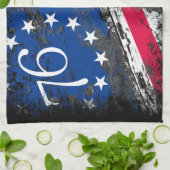 Betsy Ross Vlag 1776 Patriottische 4e juli Theedoek (Gevouwen)
