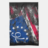 Betsy Ross Vlag 1776 Patriottische 4e juli Theedoek (Verticaal)