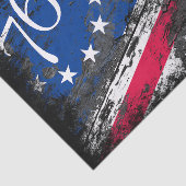 Betsy Ross Vlag 1776 Patriottische 4e juli Tissuepapier (Detail)