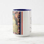 Betsy Ross vlag patriottische mok (Midden)