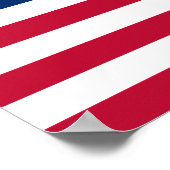Betsy Ross vlag, populair Amerikaans design Poster (Hoek)