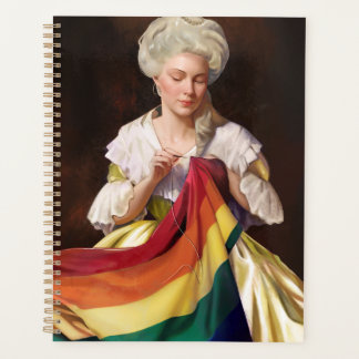 Betsy Ross ziet de vlag van de Pride Planner