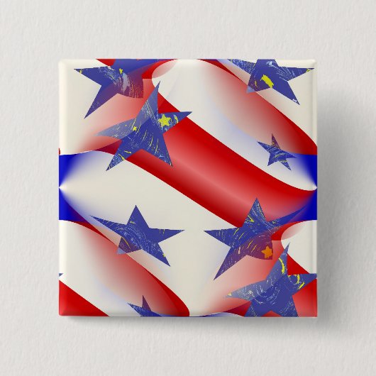 Betsy Vierkante Button 5,1 Cm (Voorkant)