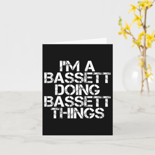 Bett Funny Achternaam Familie Boom Verjaardag Reün Kaart (Gele Bloem)