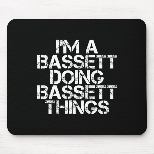 Bett Funny Achternaam Familie Boom Verjaardag Reün Muismat (Voorkant)