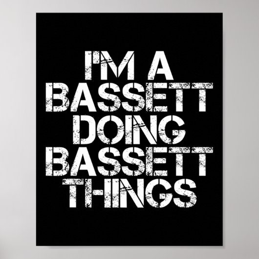 Bett Funny Achternaam Familie Boom Verjaardag Reün Poster (Voorkant)