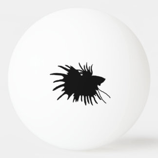 Betta Aquarium Siamese die vissen Silhouette vecht Pingpongbal