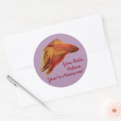 Betta Believe Ronde Sticker (Envelop)