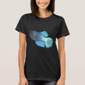 Betta Blauwe T-shirt (Voorkant)