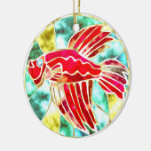 Betta Bliss Keramisch Ornament (Links)