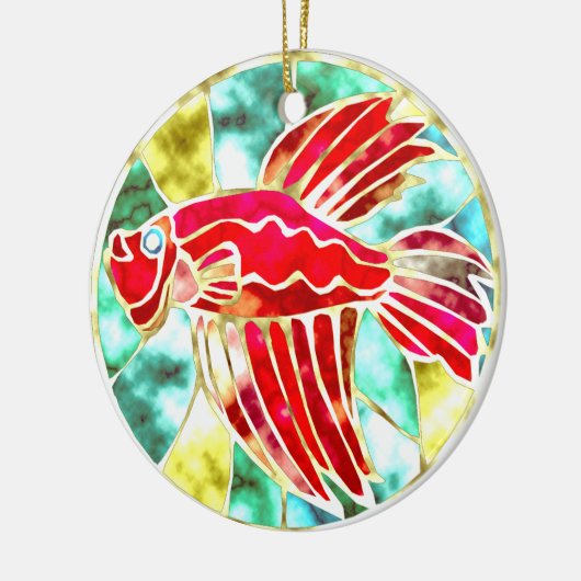 Betta Bliss Keramisch Ornament (Links)
