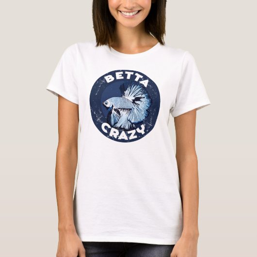 Betta Crazy - T-Shirt voor vrouwen (Voorkant)