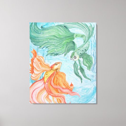 Betta Dance Canvas Afdruk (Voorkant)