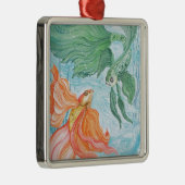 Betta Dance Metalen Ornament (Rechts)