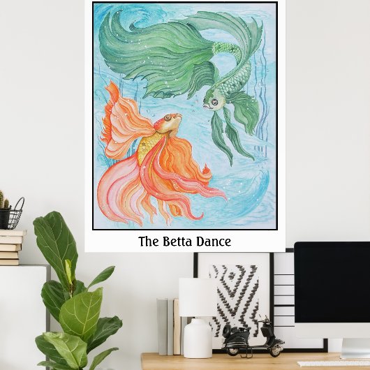 Betta Dance Poster (Thuiskantoor)