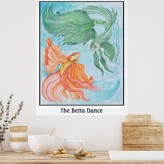 Betta Dance Poster (Keuken)