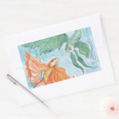 Betta Dance Rechthoekige Sticker (Envelop)