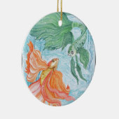 Betta Dans Keramisch Ornament (Rechts)