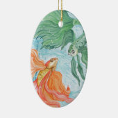 Betta Dans Keramisch Ornament (Rechts)