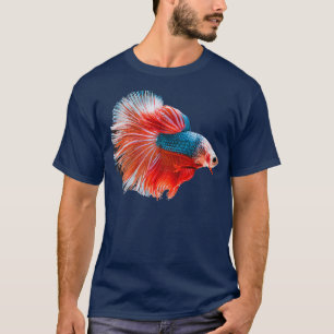Betta die vis vecht voor alle betta-slangen t-shirt