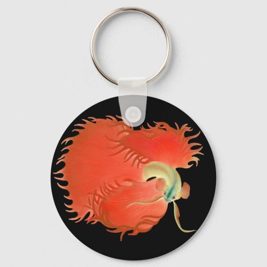 Betta Fighting Fish Sleutelhanger (Voorkant)
