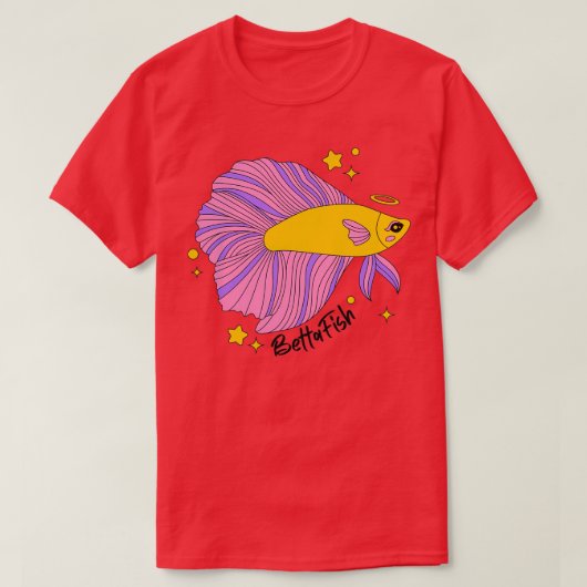 Betta Fish 1 3 T-shirt (Design voorkant)