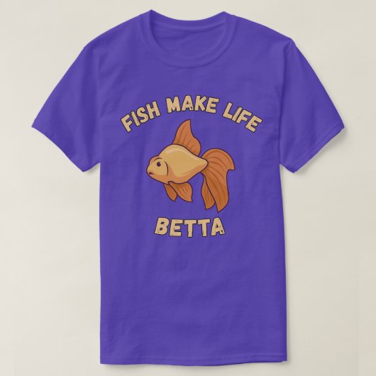 Betta Fish Aquarium for Aquarium Lovers T-shirt (Design voorkant)