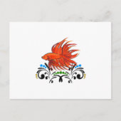 BETTA FISH ARTSY BRIEFKAART (Voorkant)