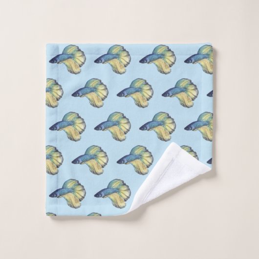 Betta Fish Bad Handdoek (Wasdoekje)