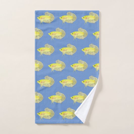 Betta Fish Bath-handdoekset Bad Handdoek (Handdoek)